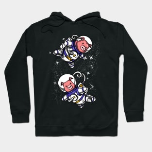 Pig Space Astronaut Hoodie